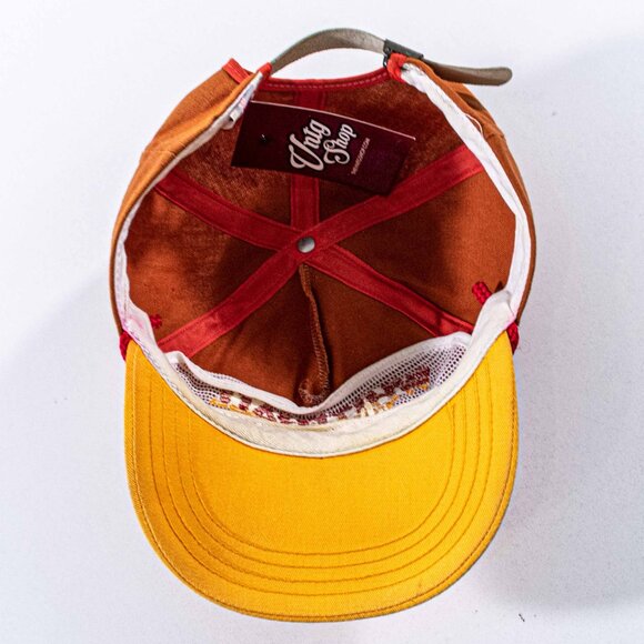 Vintage Fire Department Rope Hat 90s Whitehall VFD Adjustable Gorpcore Dad Hat - Picture 9 of 12